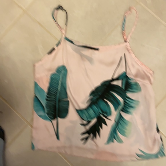 Tank & shorts palm nightwear - Picture 4 of 9